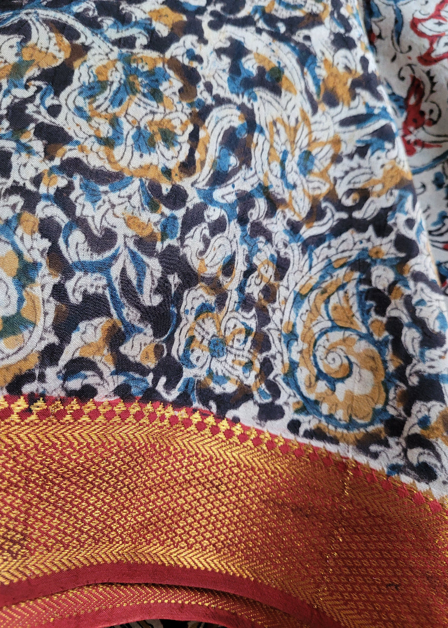 Chennuri Silk With Nizam Borders- Andhra