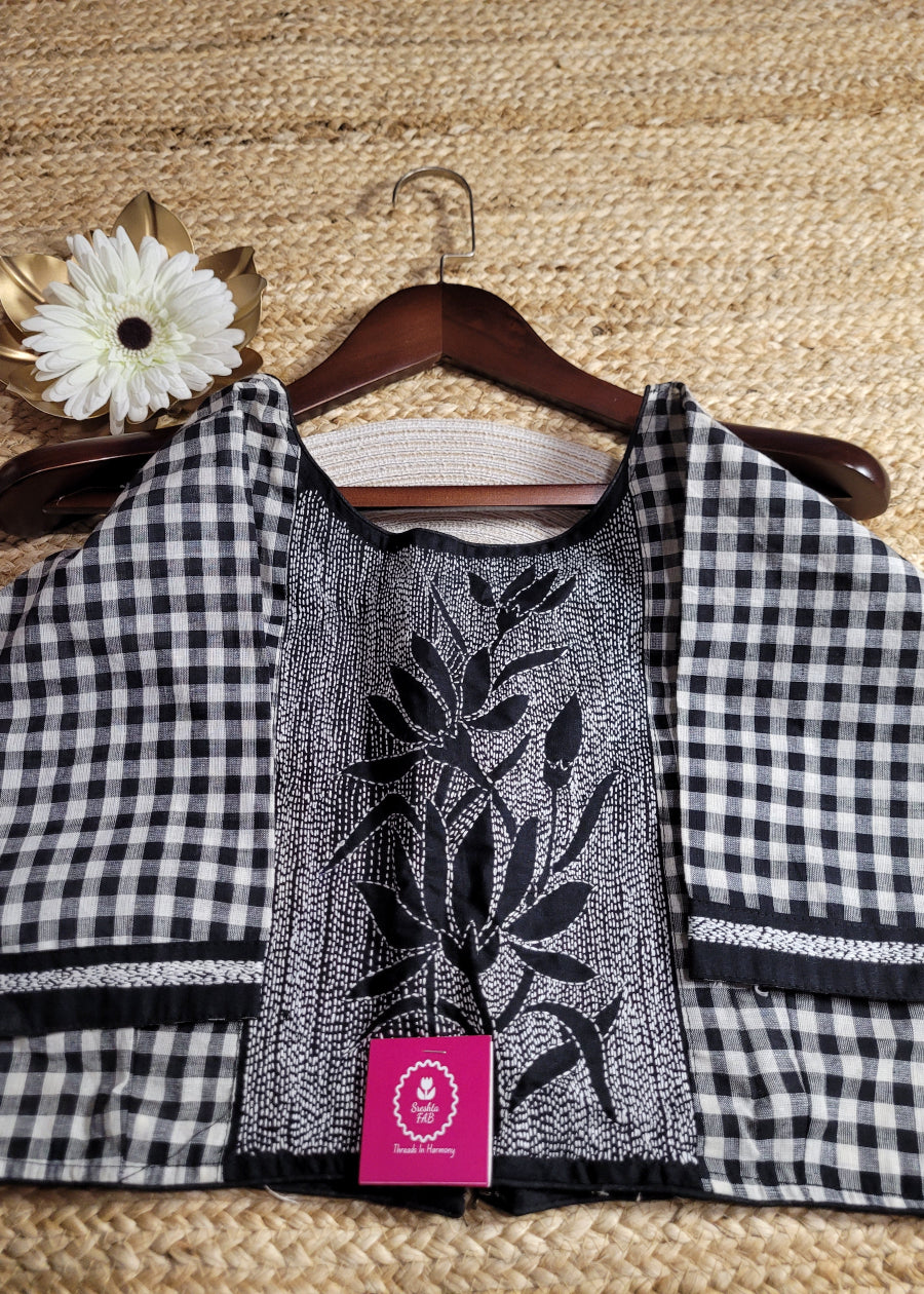 Black And White Ready To Wear Blouse -Size 40