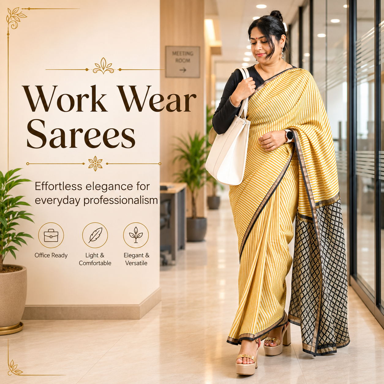 Work Wear Sarees