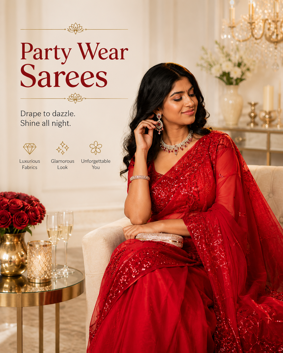 Party Wear Sarees