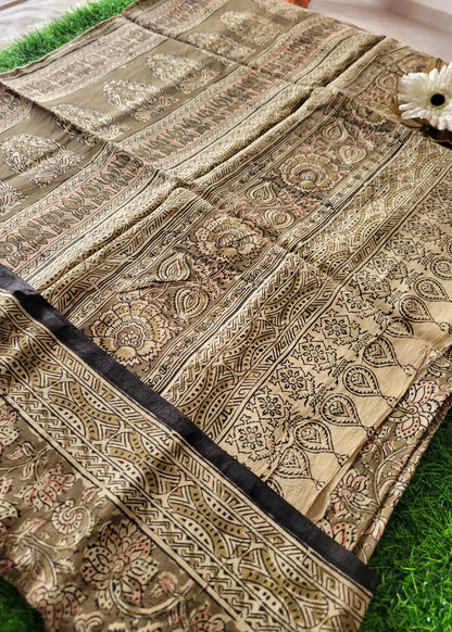 Printed Nellore Silk Cotton Saree- Andhra