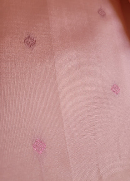 Semi Kanchi Semi Silk Saree In Pink- TN