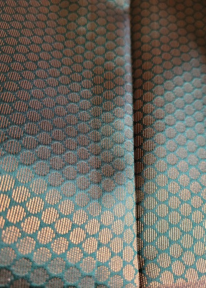 Rani Pink And Green Semi Kanchi Silk Saree- TN