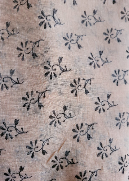 Dark Green Kalamkari Cotton Saree- Andhra