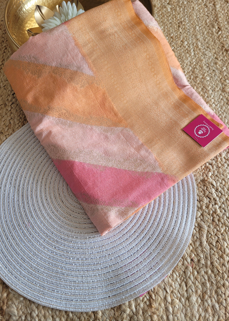 Rankart Design Multicolour Georgette Saree- Banaras