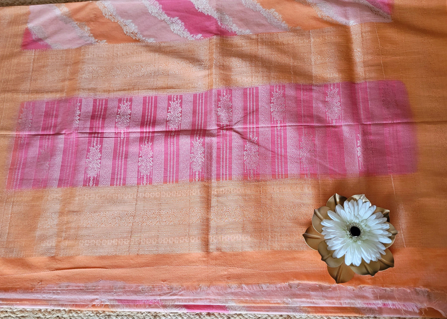 Rankart Design Multicolour Georgette Saree- Banaras