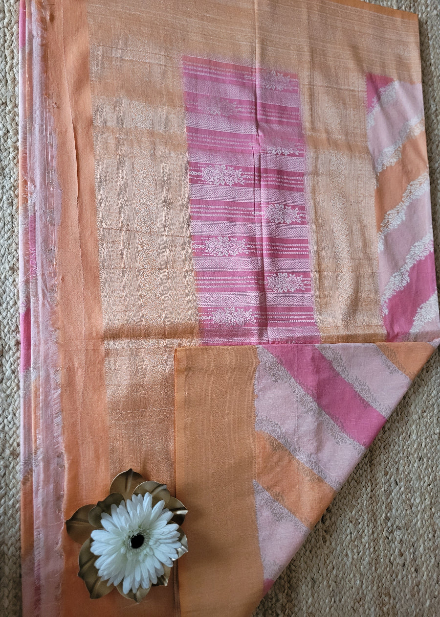 Rankart Design Multicolour Georgette Saree- Banaras