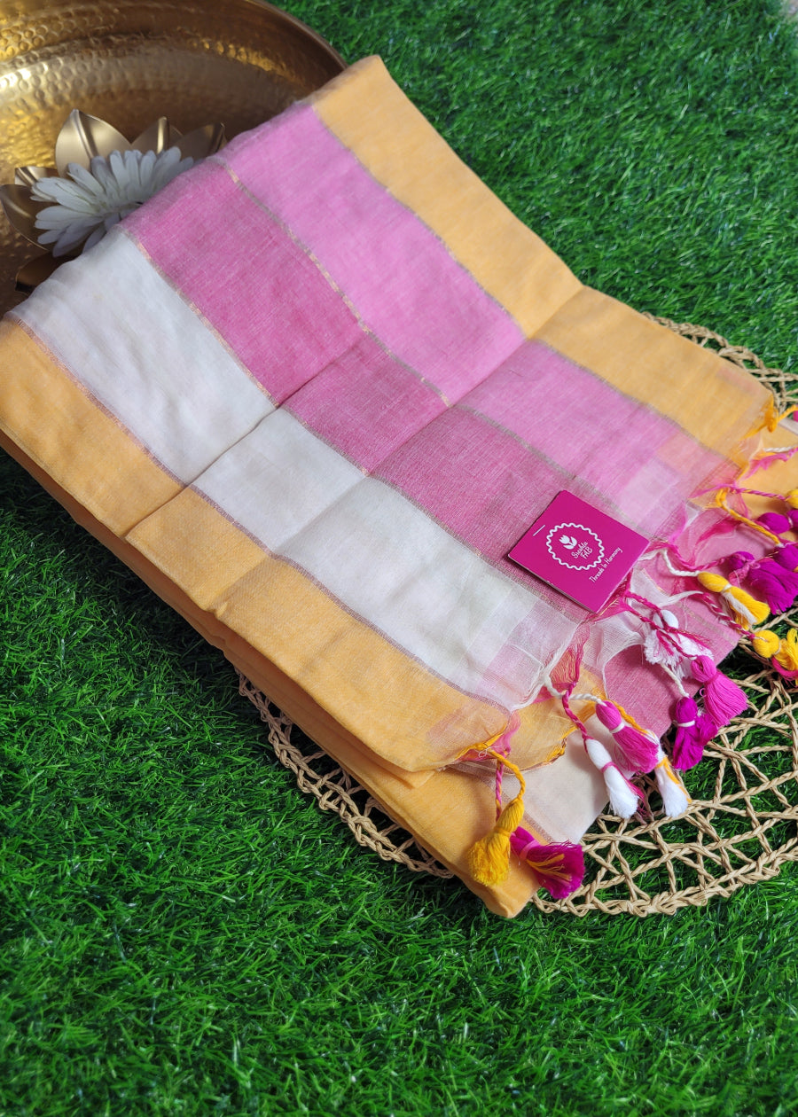 Rankart Design Mul Cotton Saree- Bengal