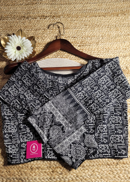 Grey Full Sleeve Blouse- Size 38