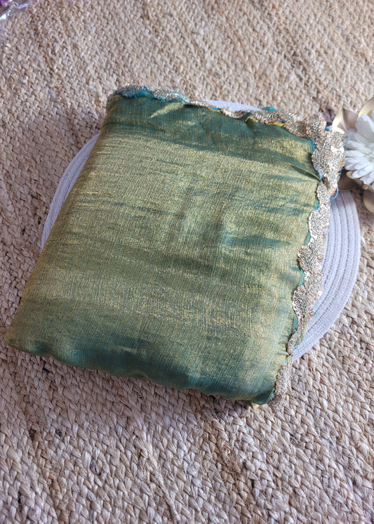 Diwali Special Light Green Designer Wear Saree