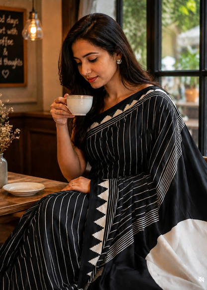 Semi Modal Silk Saree-Casual