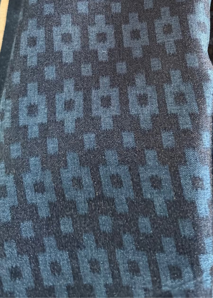 Beige and Black Saree-Casual