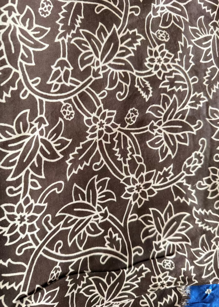 Blue Pure Modal Silk Saree- Gujarat