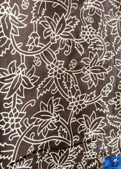 Blue Pure Modal Silk Saree- Gujarat
