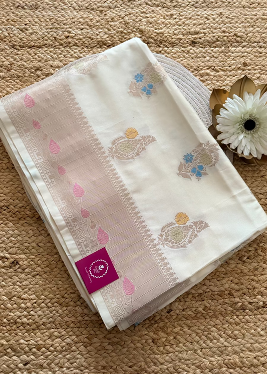 Raw Silk Banarasee Blended Saree  - Banaras