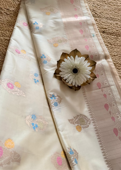 Raw Silk Banarasee Blended Saree  - Banaras