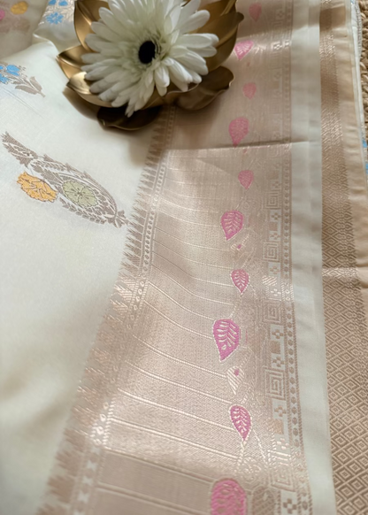 Raw Silk Banarasee Blended Saree  - Banaras