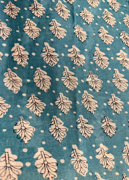 Blue Fancy Linen Saree-Casual