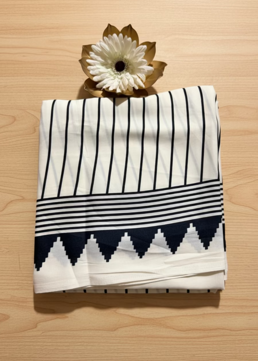Semi Modal Silk Saree-Casual