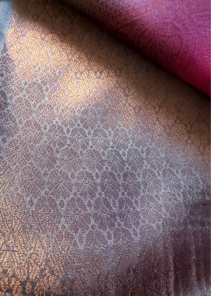 Dark Pink Kubera Semi Silk Saree- TN